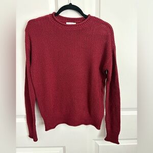 Jessica Simpson Burgundy Knit Top